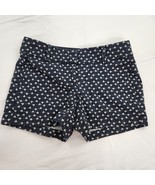 Ann Taylor City Short Women&#39;s Shorts Navy With White Triangles 00P - £10.89 GBP