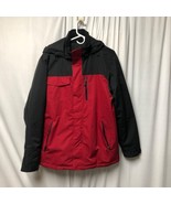 Swiss Tech Coat Mens Size Small 34-36 Red Black Warm Winter Jacket - $29.39