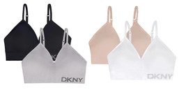 DKNY Womens Seamless Bralette Bra 1 or 2  bra Soft Adjustable Strap - £16.50 GBP