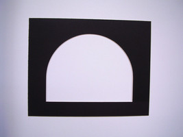 Picture Framing Arch Top  Mat 14x11 for 8x10 photograph horizontal matte - $4.99