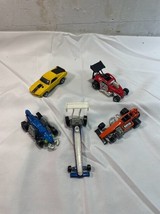 Lot of 5 Hot Wheels Die Cast Cars Mustang Dragster Fiat Scorpion Supermodified - £11.42 GBP