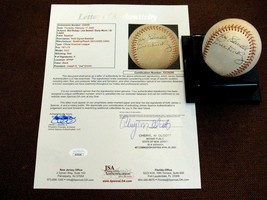 Bill Dickey Joe Sewell Al Lopez Early Wynn Signed Joe Cronin Reach Baseball Jsa - £399.00 GBP