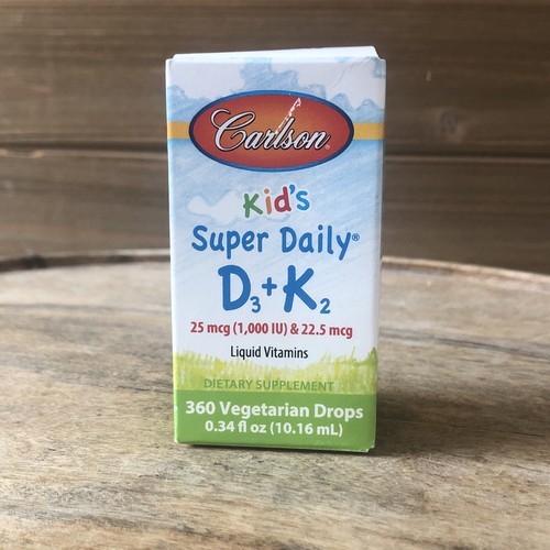 Kid&#39;s Super Daily D3 + K2, 0.34 fl oz (10.16 ml) - Exp 5/26 - $24.95