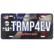 Washington D.C. Trump Forever TRMP4EV License Plate Tag Auto Car Vanity ... - $18.49