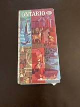 1962 Esso Ontario Vintage Road Map - $7.70