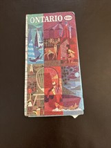 1962 Esso Ontario Vintage Road Map - £6.04 GBP