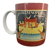 Vintage &quot;Noah&#39;s Ark II&quot; LANG &amp; WISE Coffee Mug Tea Cup 1996 Ellen Stouffer - £6.81 GBP