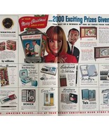 1964 Merry Christmas Drug Store Centerfold Advertisement Retail Holiday ... - $54.84 CAD