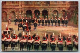 Whitehall Horse Guards Changing of the Guard Valentine&#39;s London UK Postcard K11 - £3.09 GBP