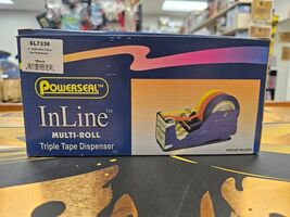 Powerseal InLine Multi-Roll TRIPLE Tape Dispenser SL7336 3" wide for3x1"... - $23.71