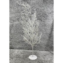 Glitter White Branch Christmas Tree Home Decor 27in Tabletop Holiday Dec... - £15.51 GBP