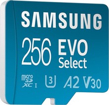 256GB Samsung Evo Select Plus Micro Sd Memory Card Adapter Micro Sdxc 130MB/s ... - £33.89 GBP