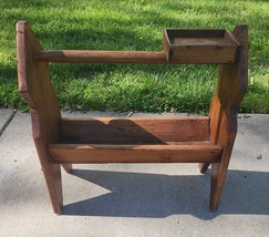 Antique Handmade Trough Style Wood Bird Feeder 24&quot; H x 21&quot; W x 8.5&quot; D - £37.20 GBP