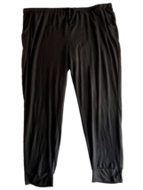 Live 2Lounge Black Knit Pull On Jogger Pants size 3X - £14.42 GBP