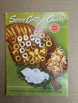 1949 SEALTEST Serve Cottage Cheese Recipe Booklet ABC Radio DOROTHY Dix ... - $20.75
