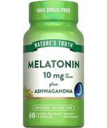 9/27 Nature&#39;s Truth Melatonin 10mg with Ashwagandha | 60 Capsules - $200.70 MXN
