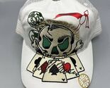 Vintage Cliff Raven Hat White Ed Hardy Japanese tattoo Snap back Trucker... - $17.94