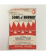 1970 Imperial Theatre ‘The Musical Triumph Song of Norway’ by Arthur Kay - £11.87 GBP