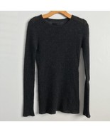 $895 Nili Lotan Cashmere Sweater XS Crew Semi Sheer Knit Pullover Lightw... - £47.70 GBP