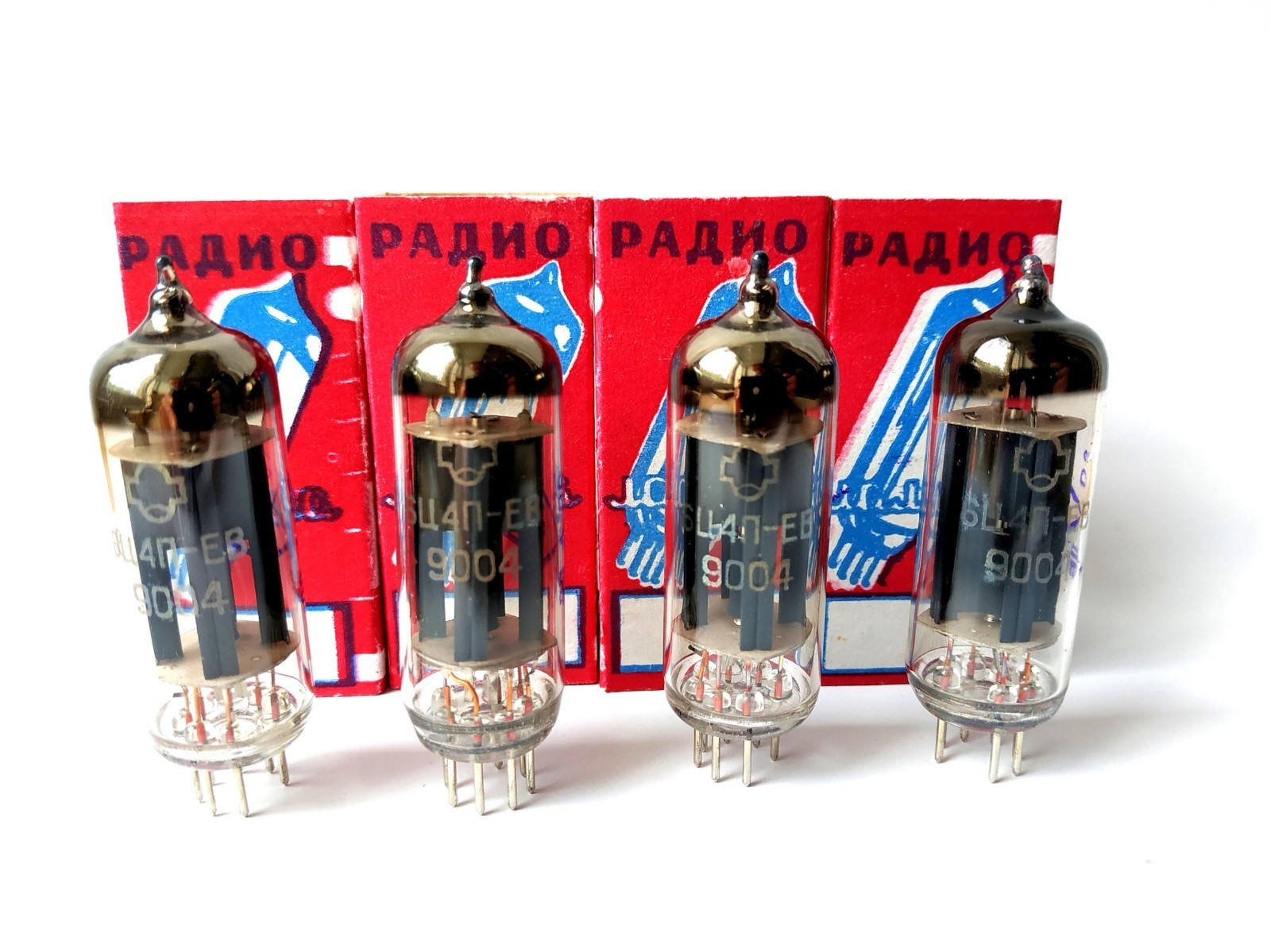 4pcs 6C4P-EV ~ 6Z4 EZ90 6BX4 6X4 6202 U78 12X4 Rectifier Tubes New in Box Item image 5