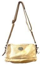 Vintage Yellow Fossil Crossbody Handbag - £23.68 GBP