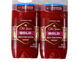 2 Pk Old Spice Bold Scent Of Pink Pepper Deodorant 3oz. Long Lasting Pro... - £24.12 GBP