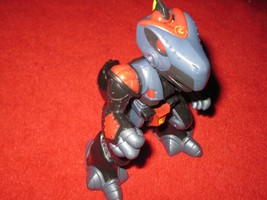 2002 Playskool Transformers Go-Bots Action Figure: Mission Earth Black Reptron  - $8.00