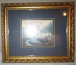 1999 Thomas Kinkade &#39;CORINTHIANS 13.4&#39;  Accent Print Framed Matted COA - £31.05 GBP