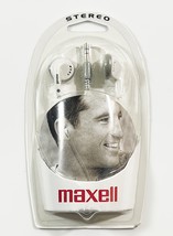MAXELL EARPHONES White Color EB-98 Headphones New Sealed Box - $9.89