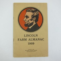 Abraham Lincoln Farm Almanac Wilmer Atkinson Co Farm Journal Antique 190... - $19.99