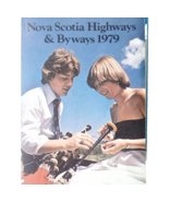 1979 Nova Scotia Road Map Highways Byways Folding Vintage 37.5&quot; x 23.5&quot; F10 - $730.90 MXN