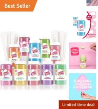 Floss Sugar and Cones Variety Pack with 10 - 11oz Plastic Jars of Assort... - $130.66