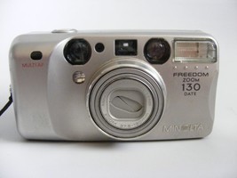 Minolta Freedom Zoom 130 Date 35mm Film Point Shoot Camera Auto Focus Parts - £12.50 GBP