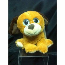 Love Puppy with Big Eyes - Brown Dog Plush 8.5&quot; - Valentine - £6.05 GBP