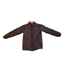Timberland Youth Boys Quilted Jacket Size Large Brown Full Zip Lined Pol... - $39.59