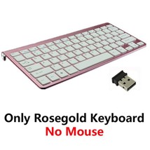 2.4G Wireless Keyboard and Mouse - Only Pink Keyboard - £20.72 GBP