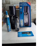 Soda Stream Machine New Open Box Include Bottle And  Co2 Navy Blue RARE ... - $80.99