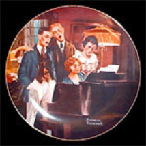 Norman Rockwell collector plate &#39;Close Harmony&#39; - £23.62 GBP