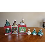 LOT 6x Hallmark Barbie Keepsake Ornaments Holiday 1994-96 1999 Celebrati... - $34.83 CAD