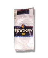 Vintage Jockey Life Men&#39;s White Tapered Boxer Underwear Size 40 NEW 1999 - £18.02 GBP
