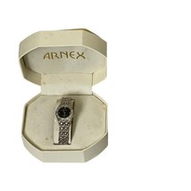 Arnex by Lucien Piccard Crystal Womens Japan Quartz Stainless Steel Watch AX2023 - $59.39