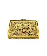 Vintage Jolles Embroidered Purse Petit Point - Made in Austria - Floral ... - $2,305.66 MXN