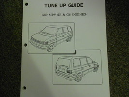1989 Mazda MPV Van Tune Up Guide Service Repair Shop Manual FACTORY OEM 89 - $20.15