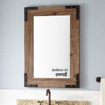 Believe In YourSelf Vinyl Mirror Wall Quote - £4.59 GBP+