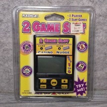Radica 2 Game Slot Model 1374 CS2BA One Player W/ 2 Slot Casino New Sealed - £7.75 GBP