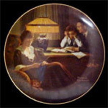 Norman Rockwell collector plate &#39; Father&#39;s Help&#39; - £23.90 GBP