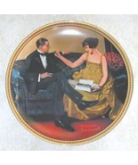 Norman Rockwell collector plate &#39;Flirting in the Parlor&#39; - £23.76 GBP