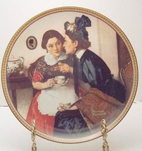 Norman Rockwell collector plate &#39;Gossiping in the Alcove&#39; - $29.90