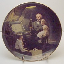 Norman Rockwell collector plate 'Grandpa's Treasure Chest' - $29.90