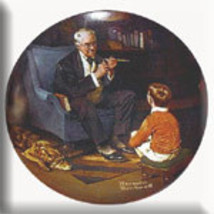 Norman Rockwell collector plate &#39;The Tycoon&#39; - $29.90